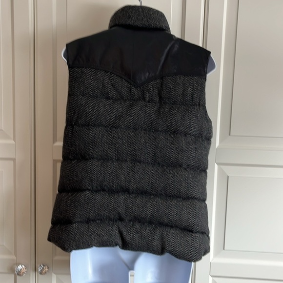 Penfield USA Collection STAPLETON WEED Black Tweed Down Vest Size Small - Picture 6 of 16